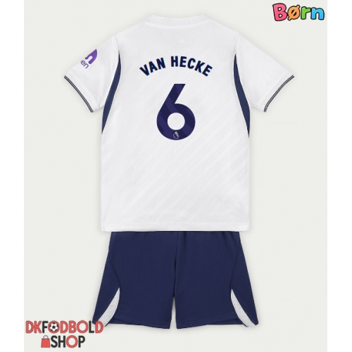 Tottenham Hotspur Jan Paul van Hecke #6 Hjemmebanesæt Børn 2026-27 Kort ærmer (+ korte bukser)